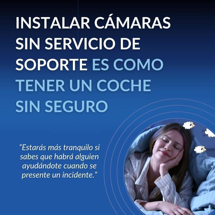 Cámaras con servicio de soporte
